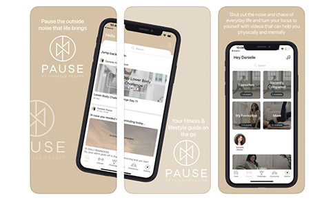 Influencer Danielle Peazer launches wellness app PAUSE
